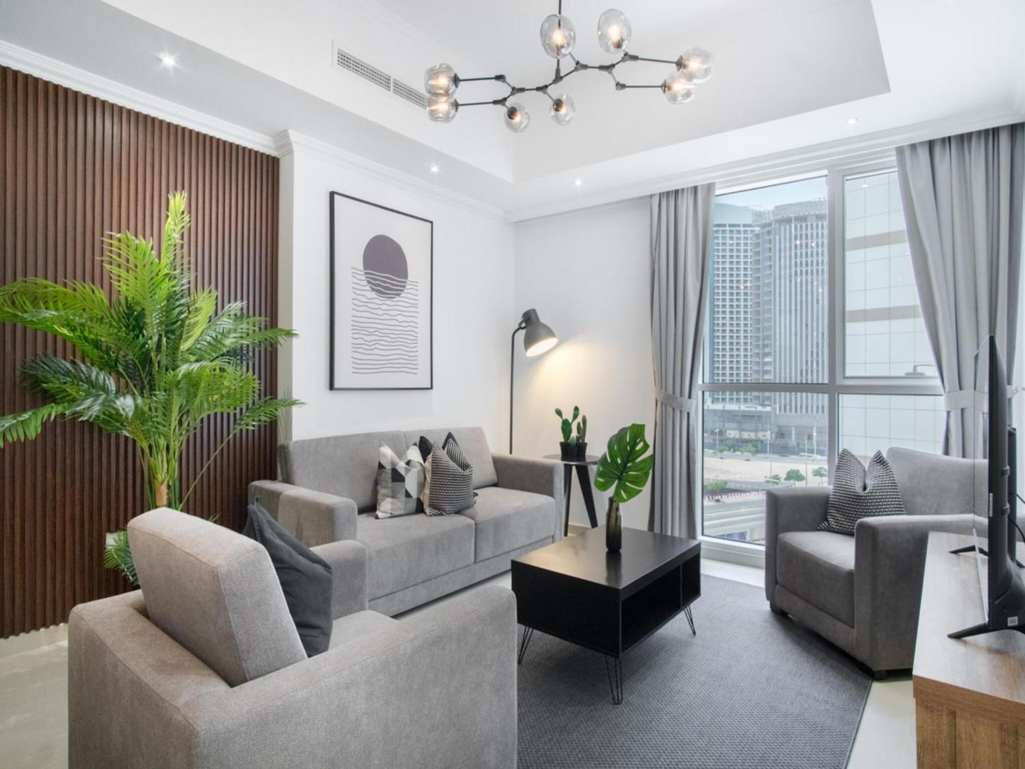 Luxe Apartments Near Dubai Mall Burj Khalifa Pool Gym Parking Екстериор снимка