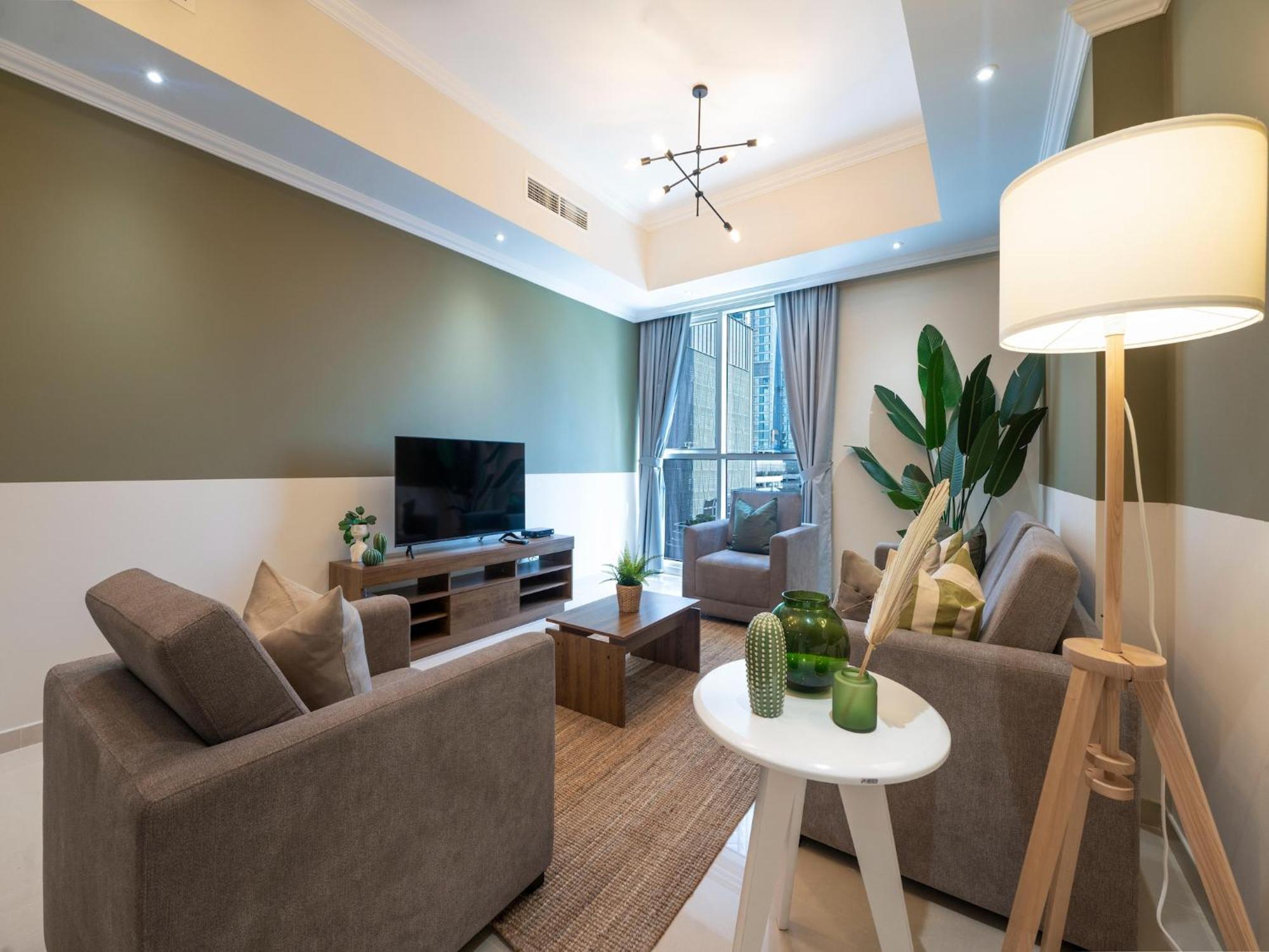 Luxe Apartments Near Dubai Mall Burj Khalifa Pool Gym Parking Екстериор снимка
